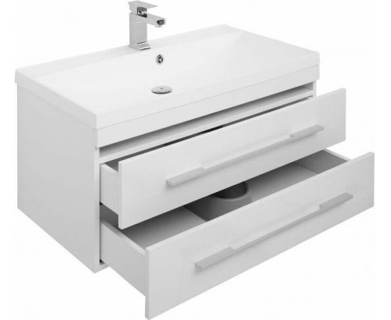 Комплект мебели для ванной Aquanet Нота NEW 90 белый (камерино) арт.00230297_, изображение 7