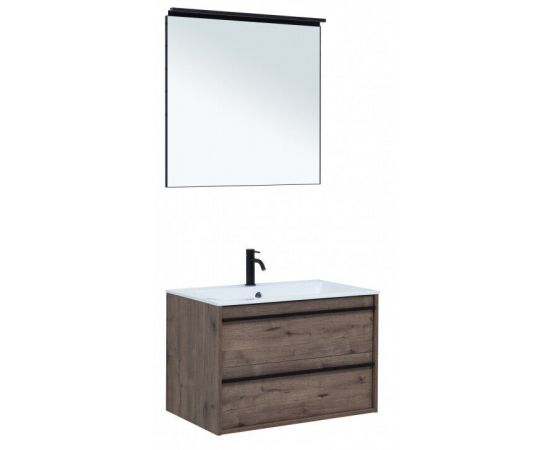 Мебель для ванной Aquanet Lino 80 Дуб Веллингтон арт.00271956_, изображение 2