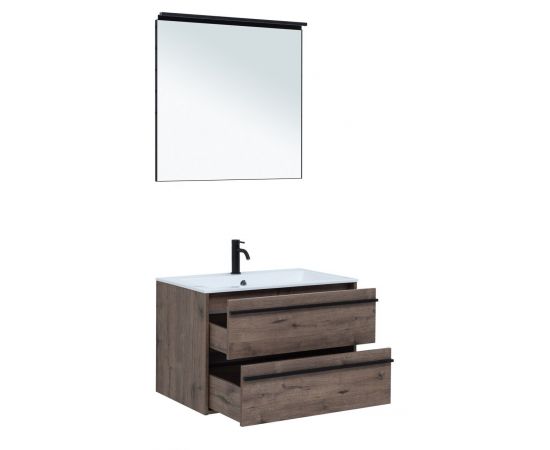 Мебель для ванной Aquanet Lino 80 Дуб Веллингтон арт.00271956_, изображение 5