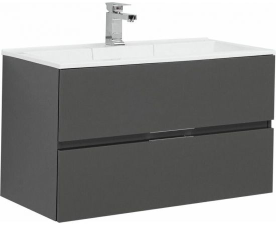 Мебель для ванной Aquanet Алвита 90 серый антрацит арт.00241388_, изображение 10