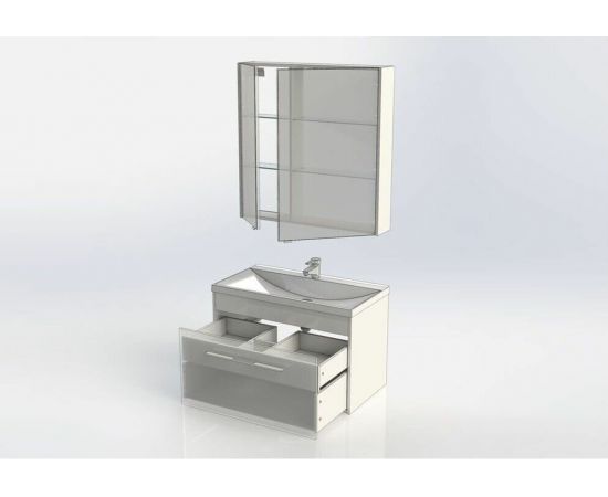 Мебель для ванной Aquanet Августа 90 белый арт.00225243_, изображение 8