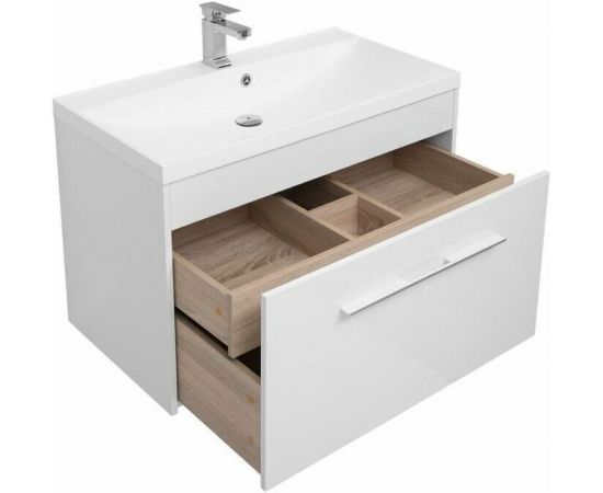 Мебель для ванной Aquanet Августа 90 белый (ручка хром) арт.00287685_, изображение 7