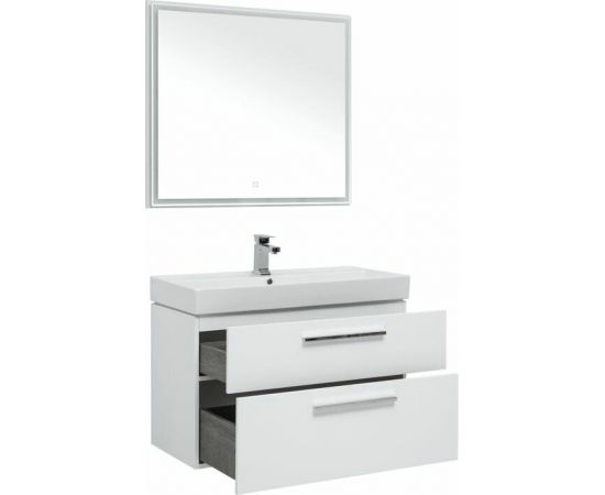 Мебель для ванной Aquanet Nova 90 белый (2 ящика) арт.00243256_, изображение 5