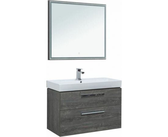 Мебель для ванной Aquanet Nova 90 дуб рошелье (2 ящика) арт.00243257_, изображение 2
