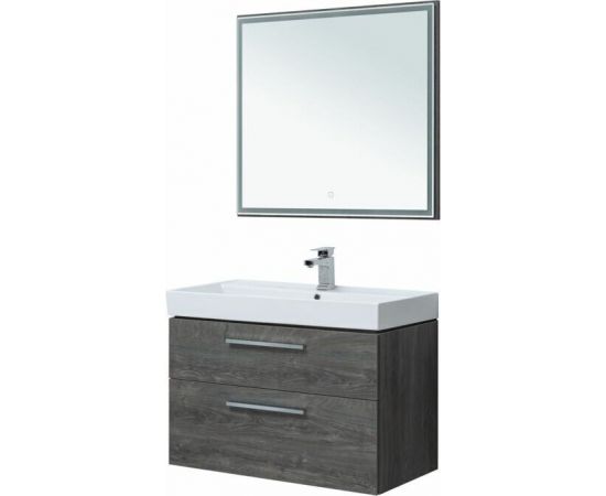 Мебель для ванной Aquanet Nova 90 дуб рошелье (2 ящика) арт.00243257_, изображение 6