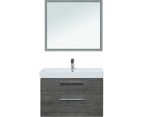 Мебель для ванной Aquanet Nova 90 дуб рошелье (2 ящика) арт.00243257_, изображение 8