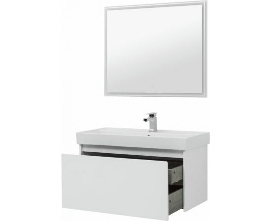 Мебель для ванной Aquanet Nova Lite 100 белый (1 ящик) арт.00243228_, изображение 7