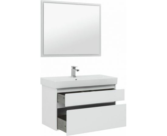 Мебель для ванной Aquanet Nova Lite 100 белый (2 ящика) арт.00243230_, изображение 5