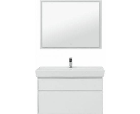 Мебель для ванной Aquanet Nova Lite 100 белый (2 ящика) арт.00243230_, изображение 6