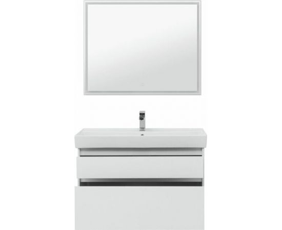 Мебель для ванной Aquanet Nova Lite 100 белый (2 ящика) арт.00243230_, изображение 7