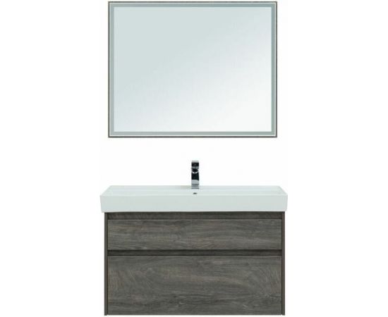 Мебель для ванной Aquanet Nova Lite 100 дуб рошелье (2 ящика) арт.00243231_, изображение 6