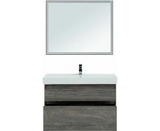 Мебель для ванной Aquanet Nova Lite 100 дуб рошелье (2 ящика) арт.00243231_, изображение 7