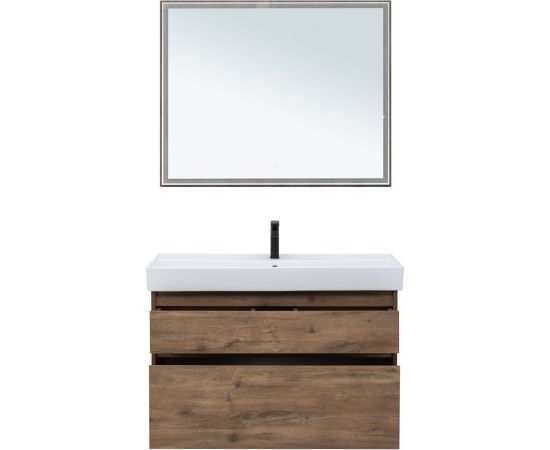 Мебель для ванной Aquanet Nova Lite 100 дуб рустикальный (2 ящика) арт.00254223_, изображение 7