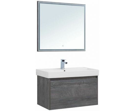 Мебель для ванной Aquanet Nova Lite 90 дуб рошелье (1 ящик) арт.00243232_, изображение 2