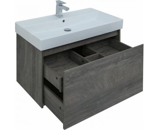 Мебель для ванной Aquanet Nova Lite 90 дуб рошелье (1 ящик) арт.00243232_, изображение 12