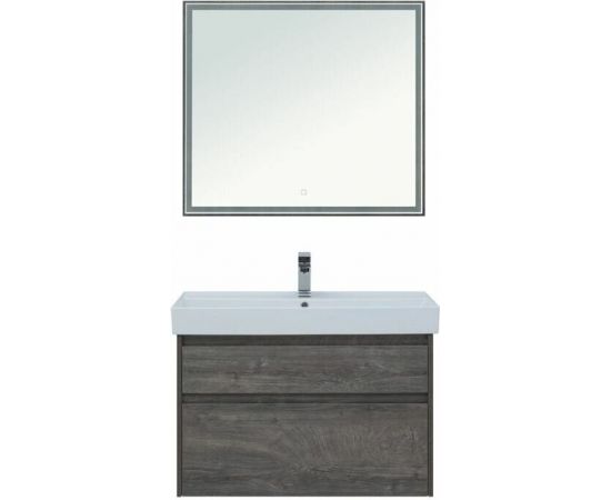 Мебель для ванной Aquanet Nova Lite 90 дуб рошелье (2 ящика) арт.00243247_, изображение 6
