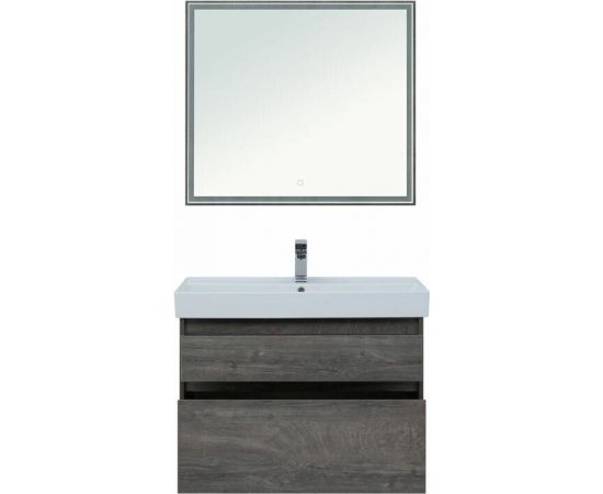 Мебель для ванной Aquanet Nova Lite 90 дуб рошелье (2 ящика) арт.00243247_, изображение 7