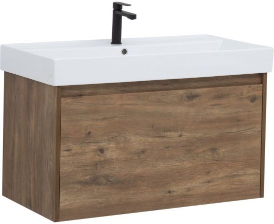 Мебель для ванной Aquanet Nova Lite 90 дуб рустикальный (1 ящик) арт.00254219_, изображение 11