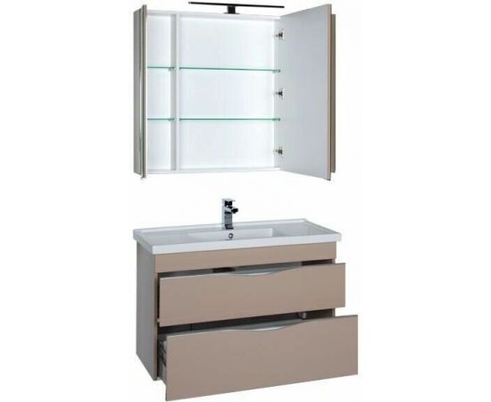 Мебель для ванной Aquanet Эвора 100 капучино арт.00184562_, изображение 5