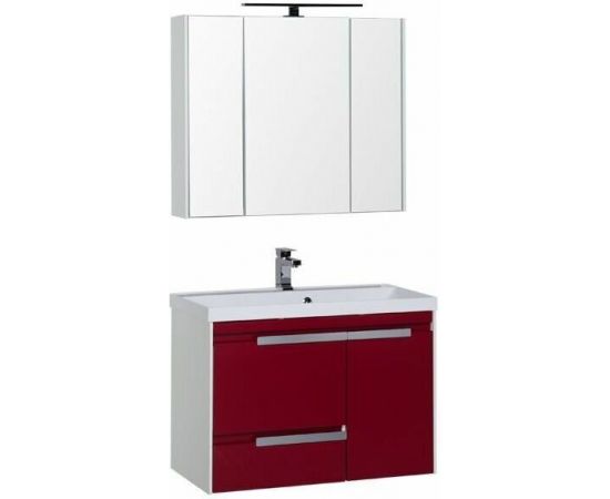 Мебель для ванной Aquanet Тиволи 90 бордо арт.00180566_, изображение 2