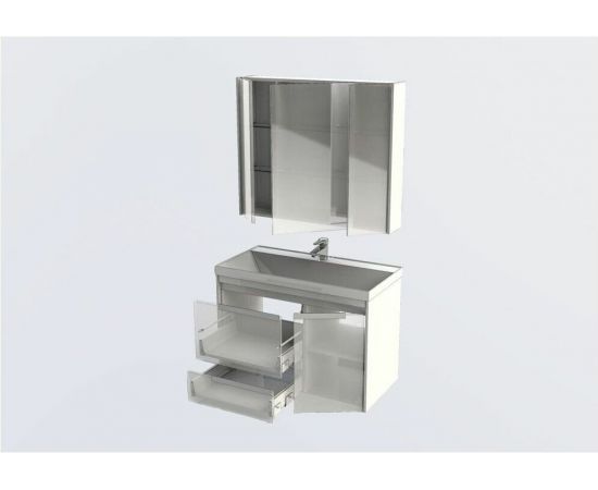 Мебель для ванной Aquanet Тиволи 90 бордо арт.00180566_, изображение 7