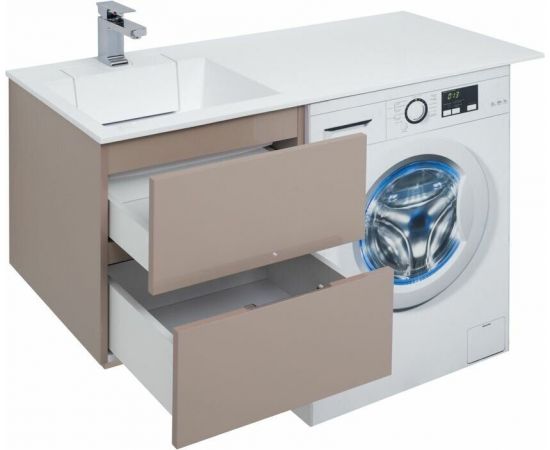 Тумба с раковиной Aquanet Алвита 120 L капучино арт. 00243775_, изображение 7