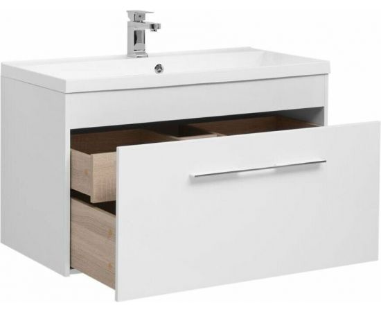 Тумба с раковиной Aquanet Августа 100 белый арт. 00225443_, изображение 5