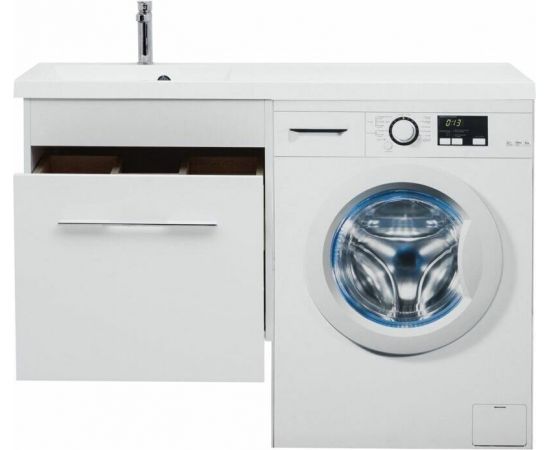 Тумба с раковиной Aquanet Августа 120 L белый арт. 00239781_, изображение 17