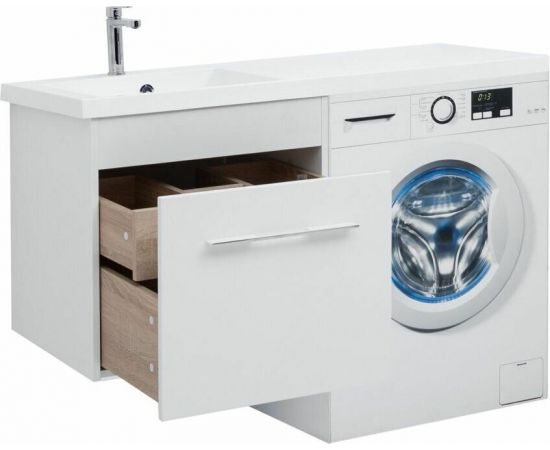 Тумба с раковиной Aquanet Августа 120 L белый арт. 00239781_, изображение 5