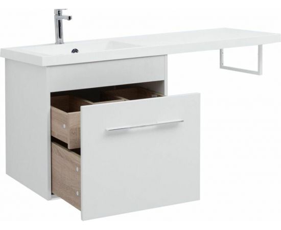 Тумба с раковиной Aquanet Августа 120 L белый арт. 00239781_, изображение 7