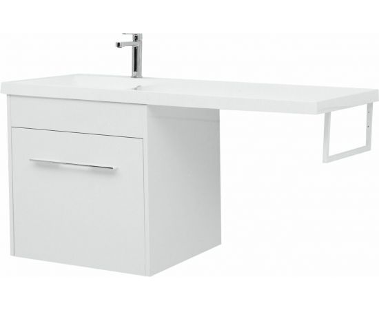 Тумба с раковиной Aquanet Августа 120 L белый арт. 00239781_, изображение 10