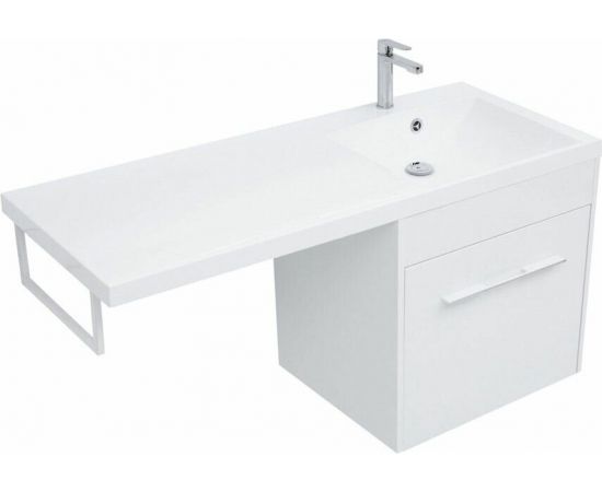 Тумба с раковиной Aquanet Августа 120 R белый арт. 00239782_, изображение 12