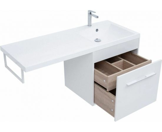 Тумба с раковиной Aquanet Августа 120 R белый арт. 00239782_, изображение 13