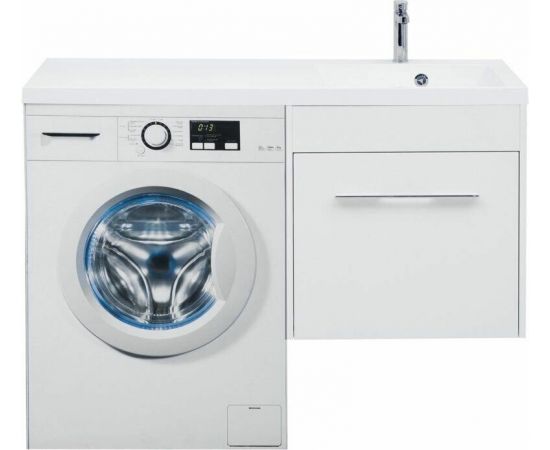 Тумба с раковиной Aquanet Августа 120 R белый арт. 00239782_, изображение 14