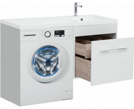 Тумба с раковиной Aquanet Августа 120 R белый арт. 00239782_, изображение 5