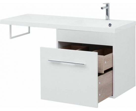 Тумба с раковиной Aquanet Августа 120 R белый арт. 00239782_, изображение 7