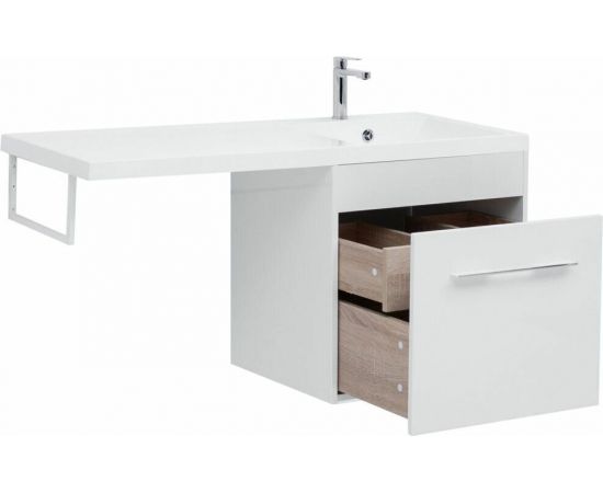 Тумба с раковиной Aquanet Августа 120 R белый арт. 00239782_, изображение 9