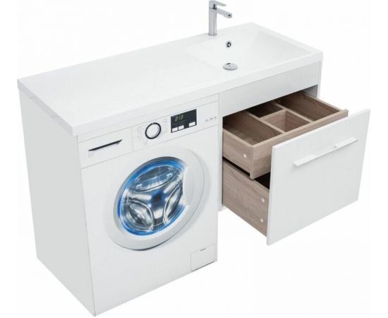 Тумба с раковиной Aquanet Августа 120 R белый арт. 00239782_, изображение 11