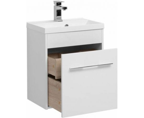 Тумба с раковиной Aquanet Августа 50 белый арт. 00225435_, изображение 5