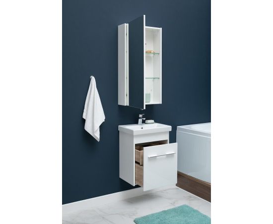 Тумба с раковиной Aquanet Августа 50 (Moduo Slim) белый арт. 00254069_, изображение 13
