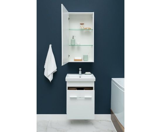 Тумба с раковиной Aquanet Августа 50 (Moduo Slim) белый арт. 00254069_, изображение 15