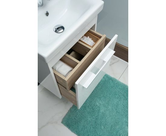 Тумба с раковиной Aquanet Августа 50 (Moduo Slim) белый арт. 00254069_, изображение 21