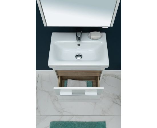 Тумба с раковиной Aquanet Августа 50 (Moduo Slim) белый арт. 00254069_, изображение 23