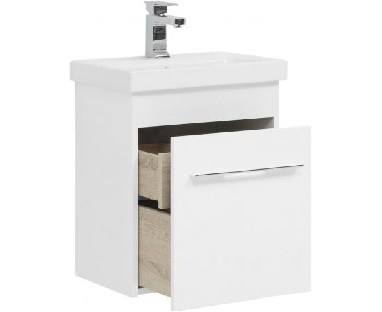 Тумба с раковиной Aquanet Августа 50 (Moduo Slim) белый арт. 00254069_, изображение 5