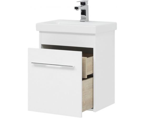 Тумба с раковиной Aquanet Августа 50 (Moduo Slim) белый арт. 00254069_, изображение 8