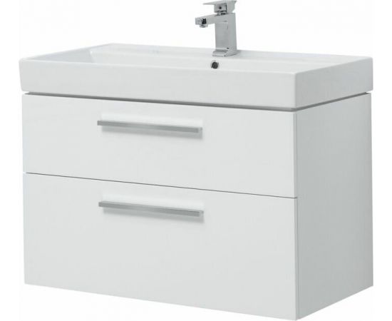 Тумба с раковиной Aquanet Nova 90 белый (2 ящика) арт. 00245256_, изображение 6