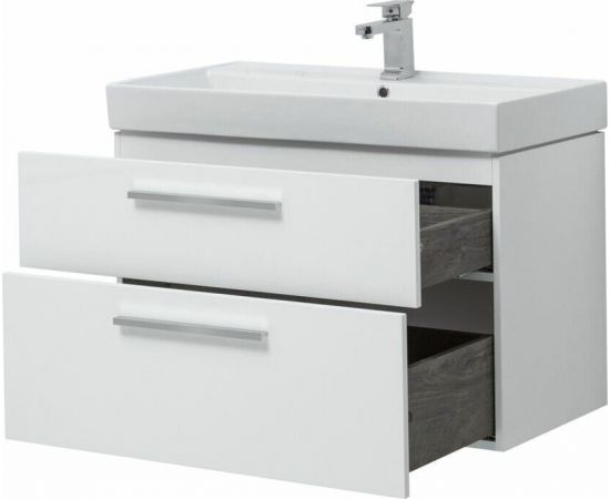 Тумба с раковиной Aquanet Nova 90 белый (2 ящика) арт. 00245256_, изображение 7