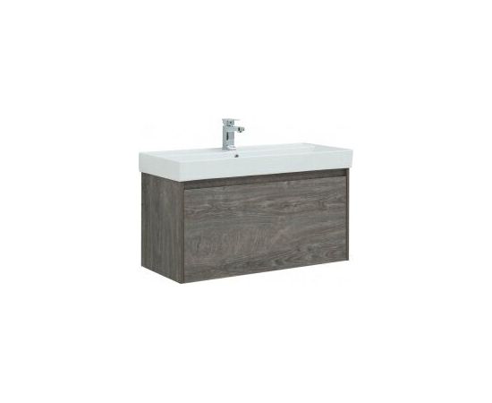 Тумба с раковиной Aquanet Nova Lite 100 дуб рошелье (1 ящик) арт. 00245251_