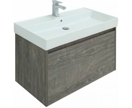 Тумба с раковиной Aquanet Nova Lite 100 дуб рошелье (1 ящик) арт. 00245251_, изображение 6