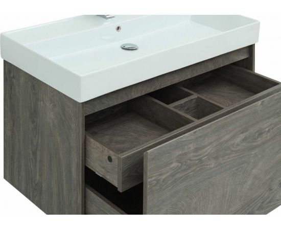 Тумба с раковиной Aquanet Nova Lite 100 дуб рошелье (1 ящик) арт. 00245251_, изображение 8